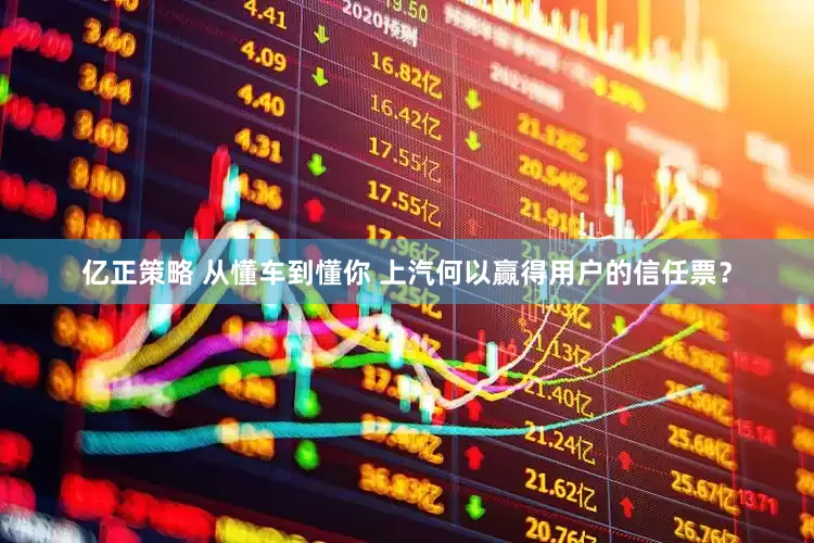 亿正策略 从懂车到懂你 上汽何以赢得用户的信任票？